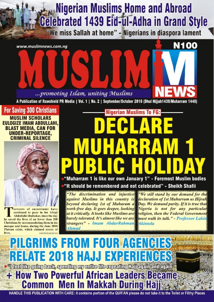 Muslim News: Accolades as Hijrah Edition Debuts