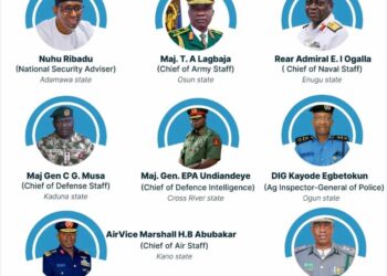 FACT CHECK: Only three of the eight Security Chiefs appointed by Tinubu are Muslims